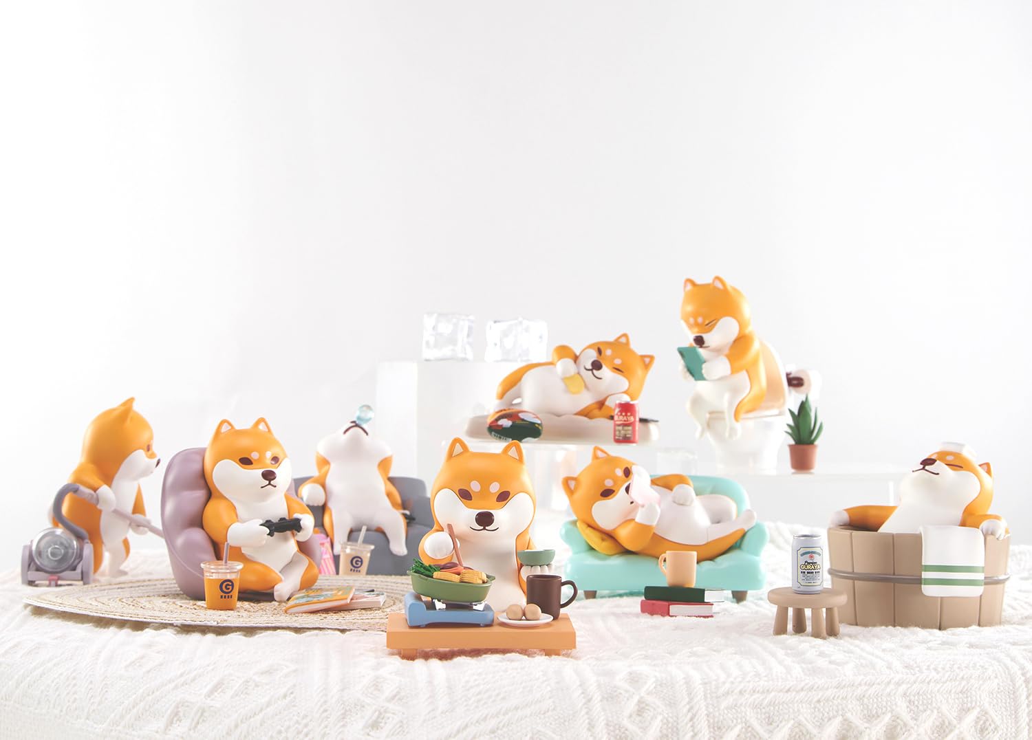 maidimiao Guraya Home Shiba Inu Series 1PC Random Design Cute Dog